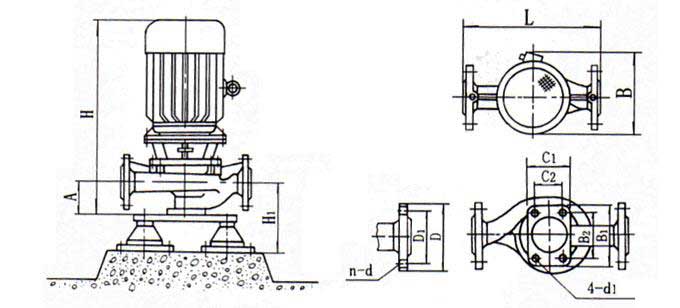 IRG型热水循环泵,IRG型,热水循环泵，热水管道泵，IRG热水管道泵